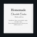 自家製チョコレートクッキーで作られたラブアド文字 マグネット<br><div class="desc">デザイン</div>