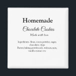 自家製チョコレートクッキーで作られたラブアド文字 マグネット<br><div class="desc">デザイン</div>