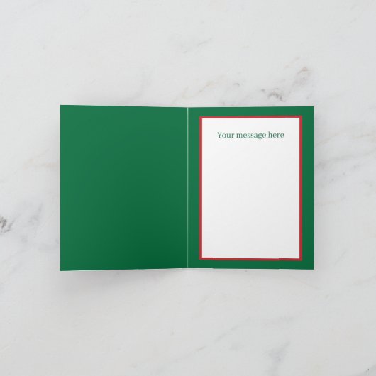 自家製チョコレートチップクッキーのカスタマイズ可能 シーズンカード (内部)