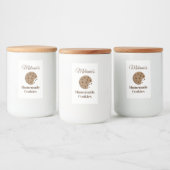 自家製チョコレートチップクッキーカスタム食品ラベル フードラベル (ボトル)