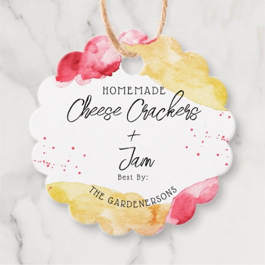 自家製チーズクラッカー&ジャム フェイバータグ (正面)