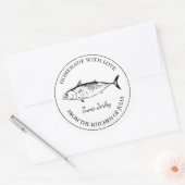 自家製ツナジャークラベル ラウンドシール (封筒)