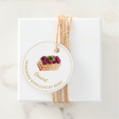 自家製デザートケーキメッセージカード |白 フェイバータグ (インサイチュ)