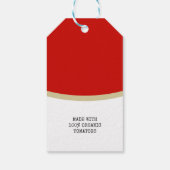 自家製トマトと赤トマトの味 ギフトタグ (裏面)