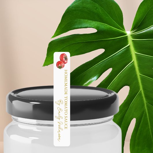 自家製トマトソース薄ラベル ラベル