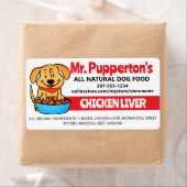 自家製ドッグフード健康なペットフード料理室 ラベル (インサイチュ)