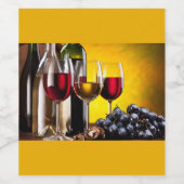 自家製ドリンク ワインラベル (シングルラベル)