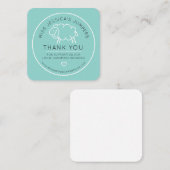 自家製ニット製品に最適な名刺 スクエア名刺 (正面/裏面)