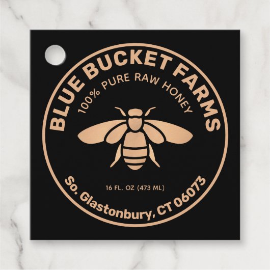 自家製ハニービー フェイバータグ (正面)