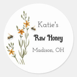 自家製ハニープロダクトシール ラウンドシール