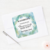 自家製ハンドソープパーソナライズされたー スクエアシール (封筒)