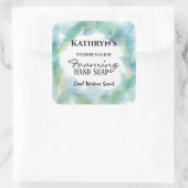 自家製ハンドソープパーソナライズされたー スクエアシール (バッグ)