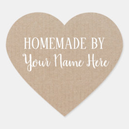 自家製バイクッキーケーキヴィンテージクラフト ハートシール