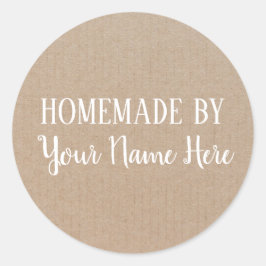 自家製バイクッキーケーキヴィンテージクラフト ラウンドシール