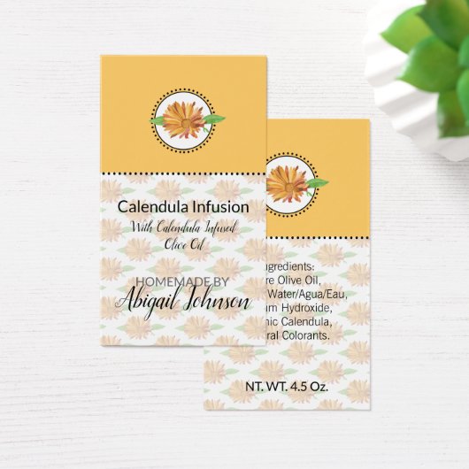 自家製バス&体カレンデュラワイルドフラワーギフトラベル (デスク)
