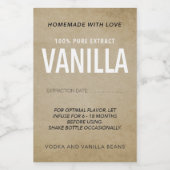 自家製バニラエキスVE006_04wnp ワインラベル (シングルラベル)