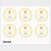 自家製パイナップルケーキ食品ラベル ラウンドシール (シート)