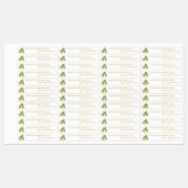 自家製パイナップルジャム薄いラベル ラベル (シート)