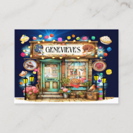 自家製パイ、ペストリー、ベーカリー名刺 名刺