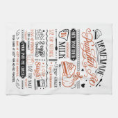 自家製パンプキンパイレシピ |農家 キッチンタオル (横)