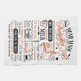 自家製パンプキンパイレシピ |農家 キッチンタオル