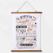 自家製パンプキンパイレシピ |農家 吊り下げ型タペストリー (正面)