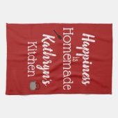 自家製パーソナライズされたのキッチンタオル キッチンタオル (横)