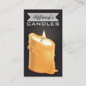 自家製パーソナライズされたキャンドル |手作りキャンドル 名刺 (正面)