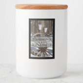 自家製パーソナライズされたシロップのラベル フードラベル (正面)