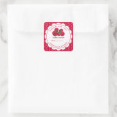 自家製パーソナライズされたトマトソース瓶スクエアスティ スクエアシール (バッグ)