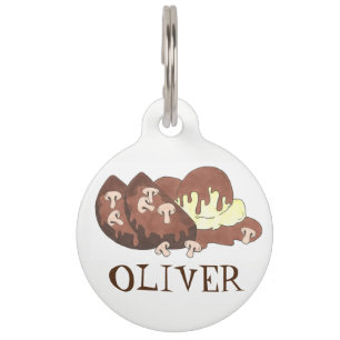 自家製パーソナライズされたミートローフミートローフポテト ペット　ネームタグ