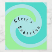 自家製パーソナライズされたワイン酒ヴィノアンダートウ ワインラベル (シングルラベル)