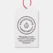 自家製ビジネスカスタムロシンプルゴ価格 ギフトタグ (正面)