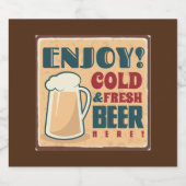 自家製ビール ビールラベル (シングルラベル)