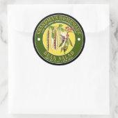 自家製ビーンサラダラベルテンプレート ラウンドシール (バッグ)