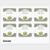 自家製ピクルスとレリッシュのスクエアステッカー スクエアシール (シート)