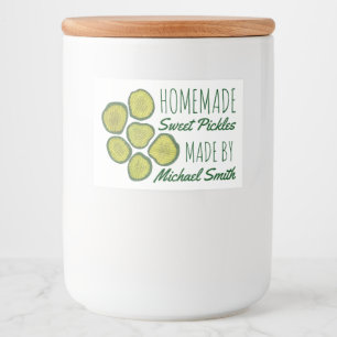 自家製ピクルスウィートチップスディルピクルショップ フードラベル