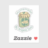 自家製ピクルスブランディングビジネス シール (シート)