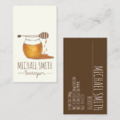 自家製ピュアオーガニックハニージャールビーキーパー 名刺 (正面/裏面)