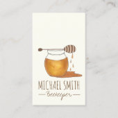 自家製ピュアオーガニックハニージャールビーキーパー 名刺 (正面)