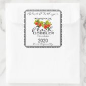 自家製ピーチコブラームーンシャインパーソナライズされた スクエアシール (バッグ)