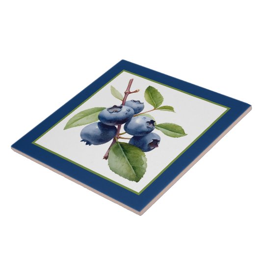 自家製フルーツブルーベリーを作るビジネス タイル (側面)