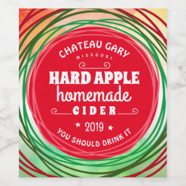 自家製フルーツヴィンフェイクヤードワパーソナライズされたイン ワインラベル