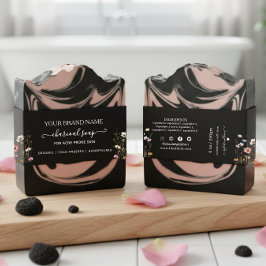 自家製フローラソープベリーバンド石鹸の包装 招待状ベリーバンド