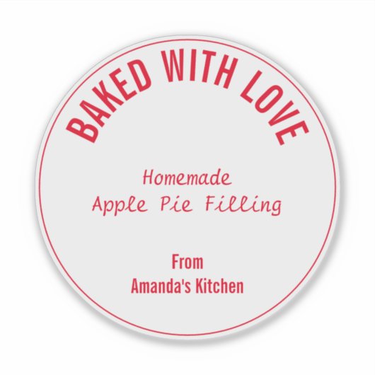 自家製フードクリスマスカスタムギフトパーティー特典 シール (正面)