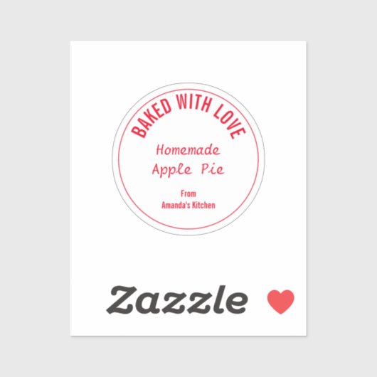 自家製フードクリスマスギフトパーティー好意レッドホワイト シール (シート)