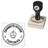 自家製フードベーカリーパーソナライズされたロゴ ラバースタンプ (押印)