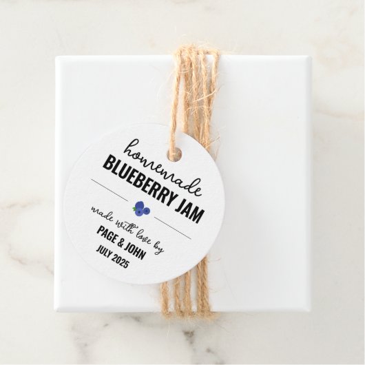 自家製ブルーベリージャムジャ結婚ール フェイバータグ (インサイチュ)