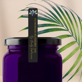 自家製ブルーベリージャム薄ラベル ラベル