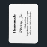 自家製ブルーベリーyジャム作りラブアッド文字 マグネット<br><div class="desc">デザイン</div>